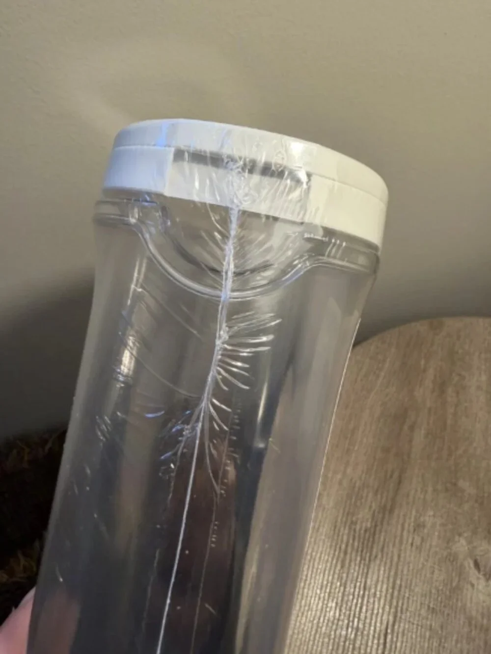 Dry 005.781.81 food jar with lid, clear/white, 44 oz/2 pack